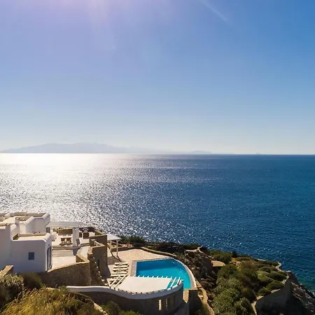 Presidential Mykonos Poseidonia 5 Bedrooms Stunning Sea Views Psarrou Villa Mykonos Town