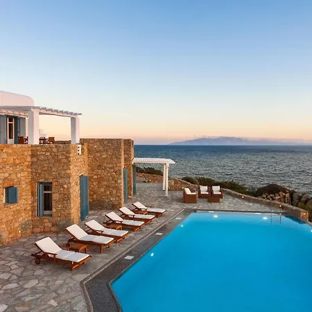 Presidential Mykonos Poseidonia 5 Bedrooms Stunning Sea Views Psarrou Villa Mykonos Town